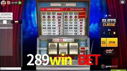 Descubra o Mundo do Cassino Online com 289win bet